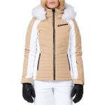 Chaquetas marrones de sintético de esquí con capucha Sun Valley talla L para mujer 
