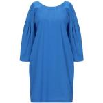 Vestidos azul marino de poliamida de cuello redondo rebajados tres cuartos con cuello redondo SUOLI talla XS para mujer 
