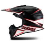 Suomy MX Speed Pro Transition, casco cruzado Mips XS male Negro/Blanco/Rojo