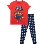 Super Mario Pijamas de Manga Corta para Niños Rojo