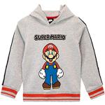 Sudaderas grises con capucha infantiles Mario Bros Mario con logo 6 años 
