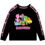 Sudaderas negras de jersey con capucha infantiles Mario Bros Yoshi con logo 12 años para niña 