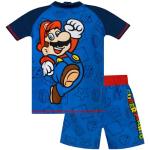 Bañadores infantiles azules de poliester Mario Bros Mario 24 meses para niña 