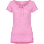 Camisetas deportivas rosas de merino con lazo talla S para mujer 