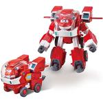 Super Wings EU750321 Robot Suit with Mini Jett Transforming Figure Plane Vehicle Playset Toys for 3+ Years Old Boys Girls, Red, 7'
