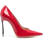 Zapatos rojos de cuero de tacón con tacón más de 9cm con logo Casadei talla 43 para mujer 