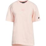 Camisetas rosa pastel de algodón de manga corta manga corta con cuello redondo Superdry talla XS para mujer 