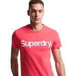 Camisetas rosas de manga corta tallas grandes Superdry talla 3XL para hombre 