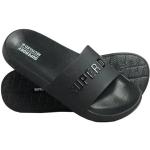 Zapatillas negras de piscina con logo Superdry para hombre 