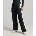 Pantalones negros de esquí rebajados impermeables, transpirables Superdry talla S para mujer 