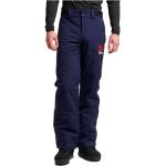 Pantalones azul marino de poliester de esquí rebajados impermeables con logo Superdry talla L para hombre 