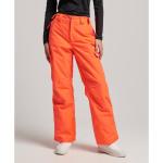 Pantalones naranja de esquí rebajados impermeables, transpirables Superdry talla M para mujer 