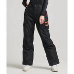 Pantalones negros de esquí rebajados impermeables, transpirables Superdry talla XL para mujer 