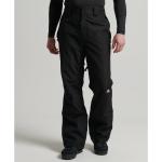 Pantalones negros de snowboard rebajados impermeables, transpirables con logo Superdry talla M para hombre 
