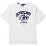 Camisetas grises de manga corta vintage Superdry Vintage talla M para hombre 