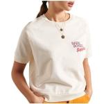 Superdry WORKWEAR CROPPED - Camiseta mujer oyster