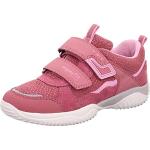 Zapatillas rosas de sintético de piel rebajadas informales Superfit talla 30 infantiles 