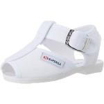 Sandalias deportivas blancas de caucho de verano informales SUPERGA talla 23 para mujer 