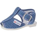 Sandalias deportivas azules de goma de verano informales SUPERGA talla 18 para mujer 