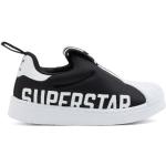 Sneakers negros sin cordones con logo adidas Superstar 360 para bebé 