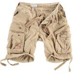 Surplus Raw Vintage Airborne - Pantalones cortos para hombre, Beige Light, XL