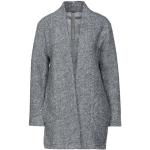 Abrigos grises de poliester de bouclé manga larga SWISS-CHRISS talla XL para mujer 