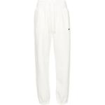 Pantalones ajustados blancos de poliester con logo Nike Swoosh para mujer 