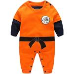Disfraces naranja de piel de Halloween infantiles lavable a máquina informales Recién Nacido para bebé 