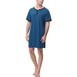 Camisetas azul marino de poliester de pijama  talla S para hombre 