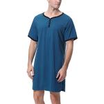 Camisetas azul marino de poliester de pijama  talla L para hombre 
