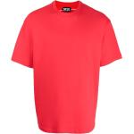 Camisetas estampada rojas de algodón manga corta con cuello redondo Diesel para mujer 