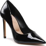 Zapatos negros de cuero de tacón con tacón de aguja Aldo talla 37 para mujer 