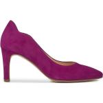 Zapatos lila de piel de tacón con tacón de aguja Gabor talla 37 para mujer 