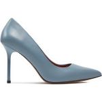 Zapatos azules celeste de cuero de tacón rebajados con tacón de aguja MARELLA talla 37 para mujer 
