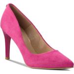 Zapatos rosas de piel de tacón rebajados con tacón de aguja R.Polański talla 36 para mujer 