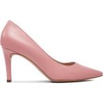 Zapatos rosas de piel de tacón con tacón de aguja floreados Ryłko talla 42 para mujer 