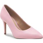 Zapatos rosas de piel de tacón rebajados con tacón de aguja floreados Sergio Bardi talla 36 para mujer 