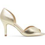 Zapatos dorados de tacón rebajados con tacón de aguja Sergio Bardi talla 36 para mujer 