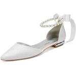 Zapatos destalonados blancos de goma sexy acolchados talla 42 para mujer 