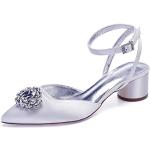 Zapatos peep toe blancos de verano acolchados talla 39 para mujer 