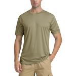 TACVASEN Camiseta Protección Solar Hombre Camiseta de Manga Corta Camisa de Protección UV de Verano UPF 50+ Camiseta de Playa de Secado Rápido Cían Opaco