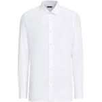 Camisas blancas de algodón Ermenegildo Zegna para hombre 