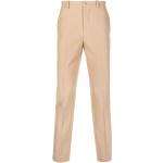 Pantalones beige de poliester de traje rebajados con logo KITSUNE talla M de materiales sostenibles para hombre 