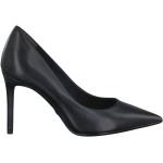 Zapatos negros de cuero de tacón rebajados Tamaris talla 38 para mujer 