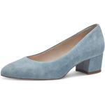 Zapatos azules celeste de tacón de punta redonda Tamaris talla 39 para mujer 