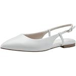 Tamaris 1-29402-20, Zapatos Tipo Ballet Mujer, Blanco Mate, 38 EU
