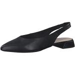 Tamaris Mujer 1-1-29501-20, Zapatos Tipo Ballet, Black Leather, 38 EU