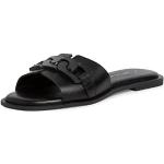 Zapatos negros de sintético con punta cuadrada oficinas Tamaris talla 36 para mujer 
