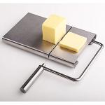 Cuchillos plateado de acero inoxidable para queso con acabado satinado de materiales sostenibles 