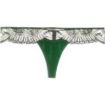 Tangas verdes de encaje de encaje con bordado talla L para mujer 